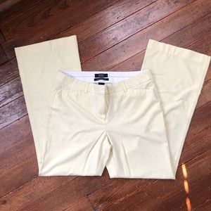 Body by Victoria Women's Yellow Bootcut Dress Pant